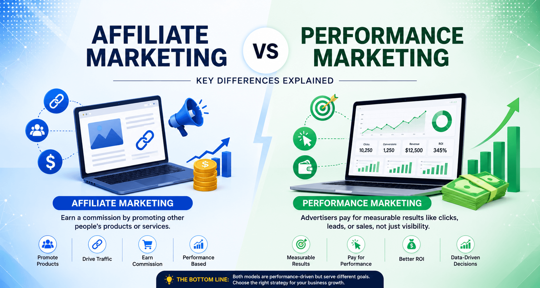 Affiliate Marketing vs Performance Marketing: Key Differences Explained