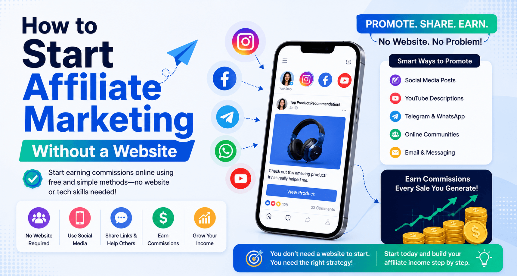 How to Start Affiliate Marketing Without a Website